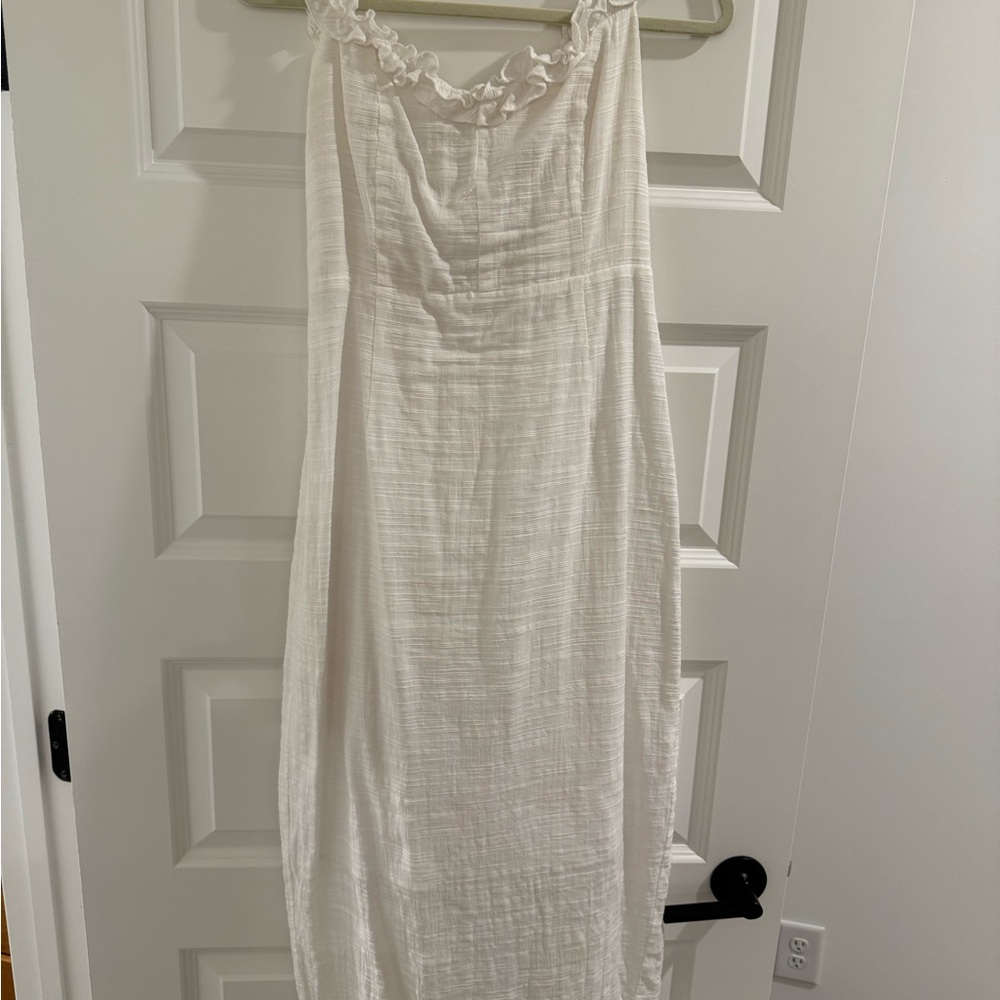 Petal & Pup White Fitted Dress